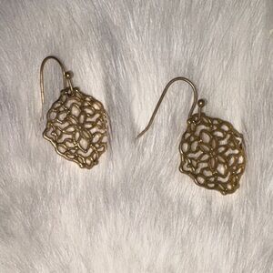 Gold Filigree Earrings